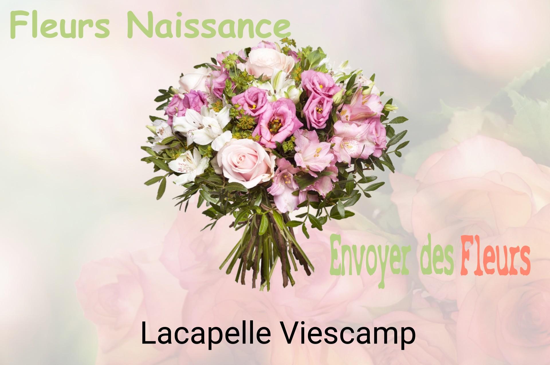 Bouquet de fleurs de naissance livré à Lacapelle-Viescamp